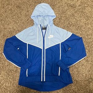 Nike Unisex Windrunner Blue/Light Blue Size S
